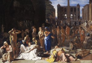 Praga em uma cidade antiga, c.1652-4